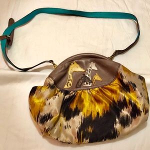 Anthropologie giraffe purse